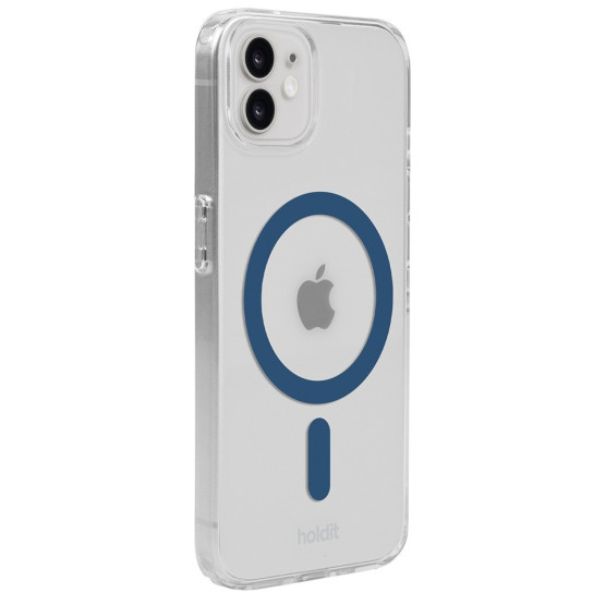 Гръб Holdit за iPhone 12/12 Pro, MagSafe Case - Син