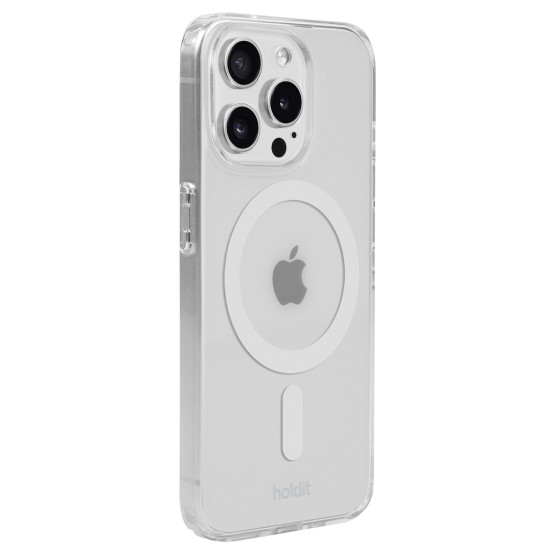Гръб Holdit за iPhone 15 Pro Max, MagSafe Case, Бял