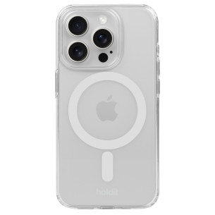 Гръб Holdit за iPhone 15 Pro Max, MagSafe Case, Бял