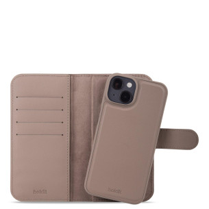 Гръб Калъф Holdit WalletCase MagnetPlus за iphone 15 - Кафяв