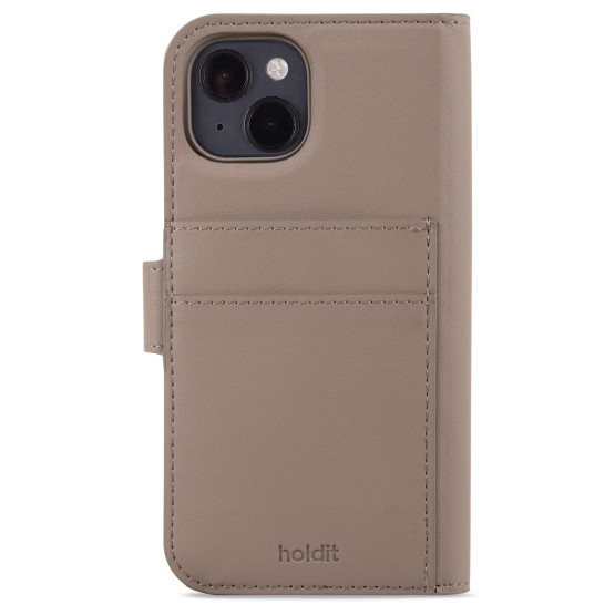 Гръб Калъф Holdit WalletCase MagnetPlus за iphone 15 - Кафяв