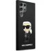 Гръб Karl Lagerfeld Liquid Silicone Ikonik NFT Case за Samsung Galaxy S23 Ultra - Черен