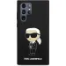 Гръб Karl Lagerfeld Liquid Silicone Ikonik NFT Case за Samsung Galaxy S23 Ultra - Черен