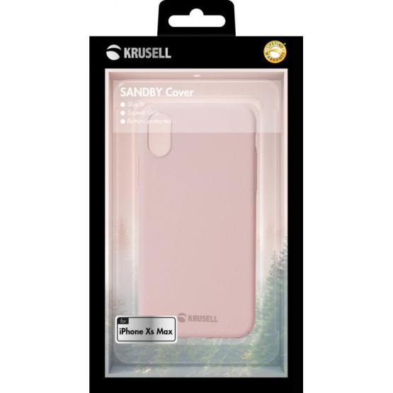 Гръб Krusell Sandby Cover за Apple Iphone Xs Max - Dusty Pink