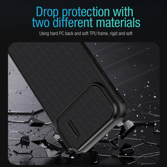 Гръб Nillkin Textured S за iphone 14 Pro Max - Черен