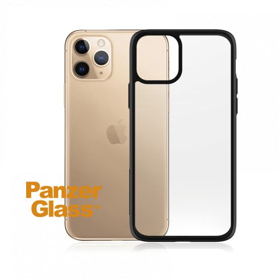 Гръб PanzerGlass за IPhone 11 Pro Max 6.5 ClearCase - Черна рамка, 117019