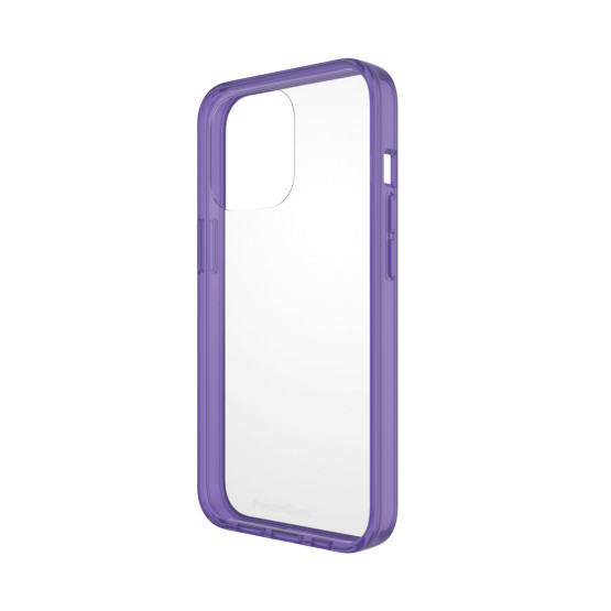 Гръб PanzerGlass за IPhone 13 Pro , ClearCase - Лилава рамка