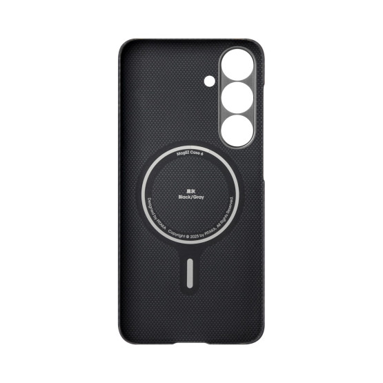 Гръб Pitaka за Samsung S25 Plus, Black/Grey Twil, Ultra Slim