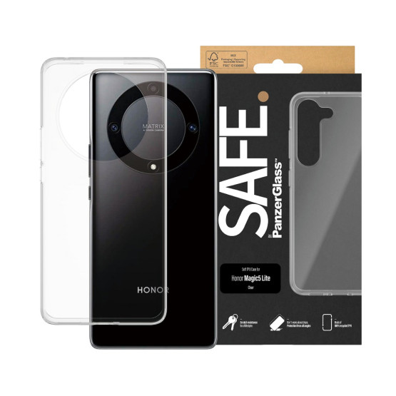 Гръб Safe за Honor Magic 5 Lite - Прозрачен