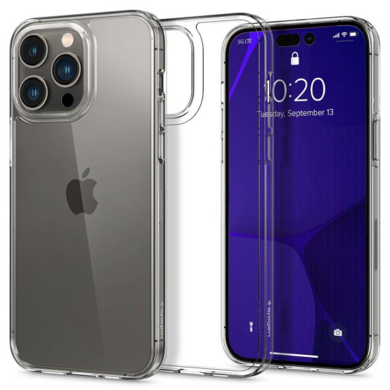 Гръб Spigen Air Skin Hybrid за iPhone 14 Pro Max - Прозрачен