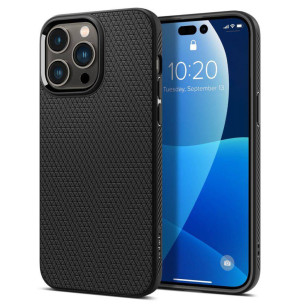 Гръб Spigen Liquid Air за iPhone 14 Pro Max - Черен