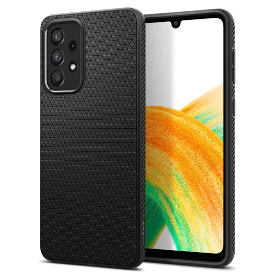 Гръб Spigen Liquid Air за Samsung Galaxy A33 5G - Черен