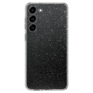 Гръб Spigen Liquid Crystal Glitter за Samsung Galaxy S23 - Прозрачен с бясък