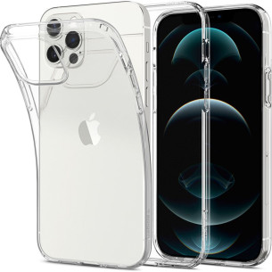 Гръб Spigen Liquid Crystal за iPhone 12 Pro Max - Прозрачен