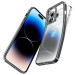 Гръб Spigen Optik Crystal за iPhone 14 Pro - Порзрачен с сребриста рамка