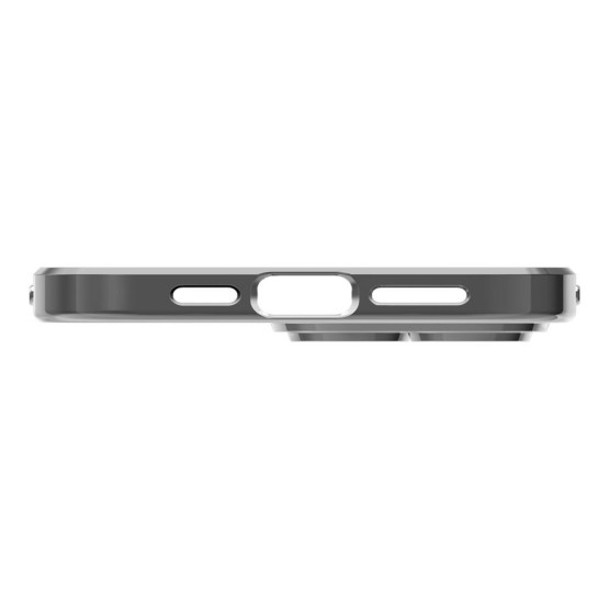 Гръб Spigen Optik Crystal за iPhone 14 Pro - Порзрачен с сребриста рамка