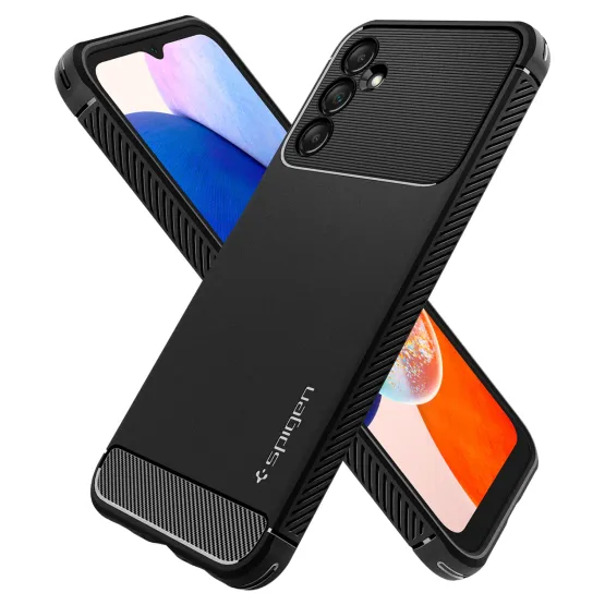 Гръб Spigen Rugged Armor за Samsung Galaxy A14 5G - Черен