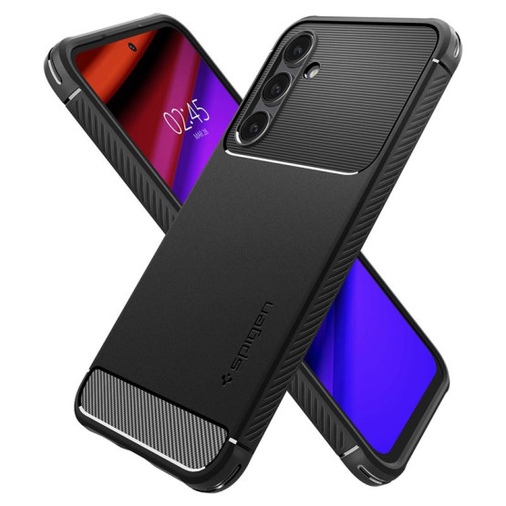 Гръб Spigen Rugged Armor за Samsung Galaxy S23 FE - Черен