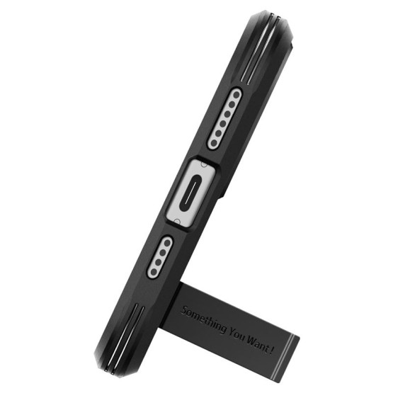Гръб Spigen Tough Armor MagSafe за iPhone 15 Plus - Черен