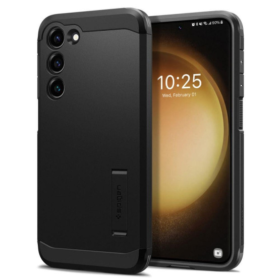 Гръб Spigen Tough Armor за Samsung Galaxy S23 - Черен