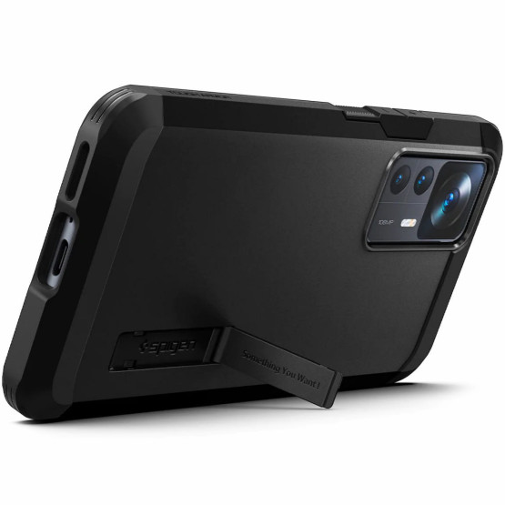 Гръб Spigen Tough Armor за Xiaomi 12T/Xiaomi 12T Pro - Черен