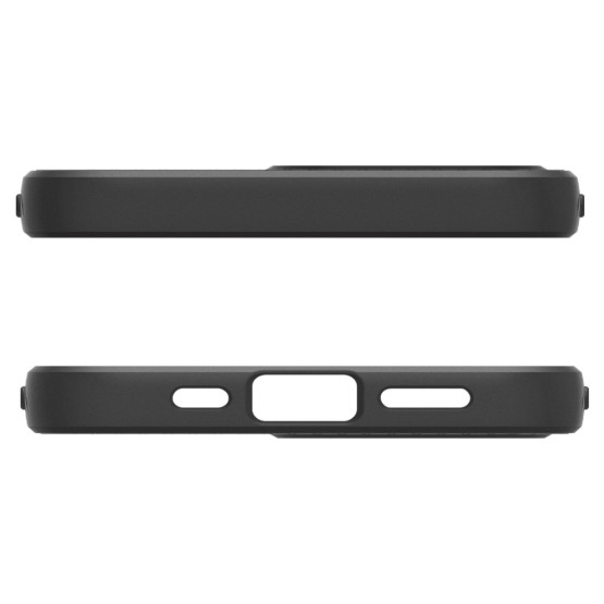 Гръб Spigen за iPhone 16E, Liquid Air, MagSafe, Черен