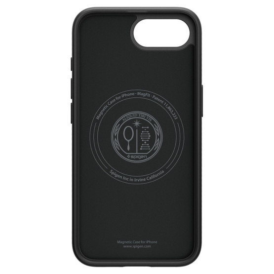 Гръб Spigen за iPhone 16E, Liquid Air, MagSafe, Черен
