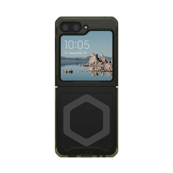 Гръб UAG Plyo Pro за Samsung Galaxy Z Flip 5 - Оlive/space grey