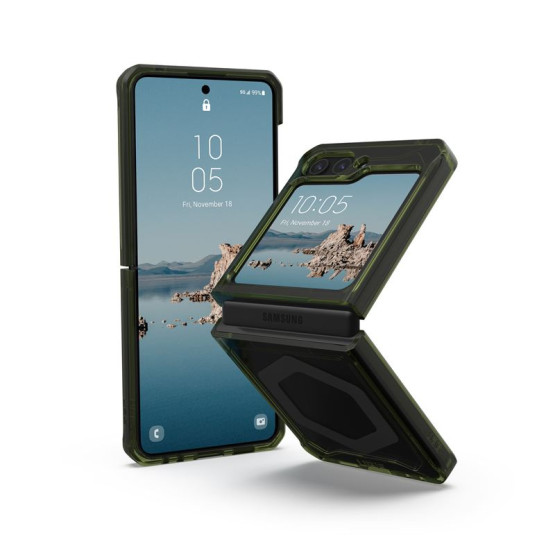 Гръб UAG Plyo Pro за Samsung Galaxy Z Flip 5 - Оlive/space grey
