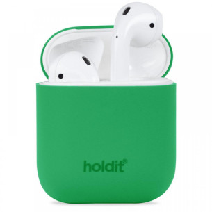 Калъф Holdit Silicone Case за AirPods 1/2 - Зелен