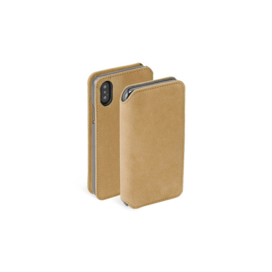 Калъф Krusell Broby 4 Card SlimWallet за Apple Iphone XS Max - Cognac