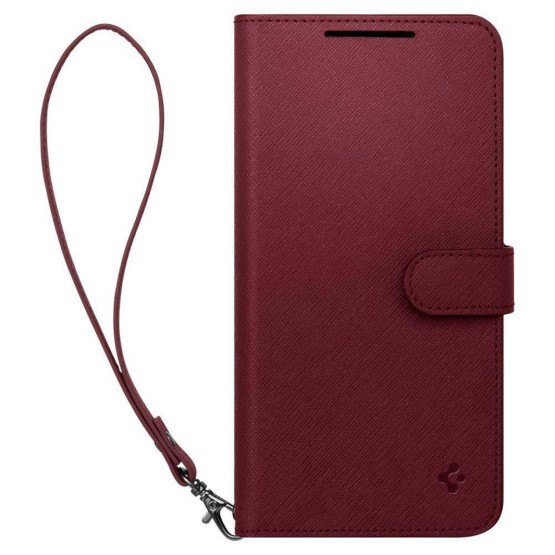 Калъф Spigen Wallet S Plus за Samsung Galaxy S23 - Бордо