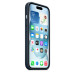 Оригинален гръб Apple FineWoven Case with MagSafe за iPhone 15 - Син, MT3G3ZM/A