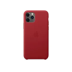 Оригинален гръб Leather Case for Apple iPhone 11 Pro - Червен, MWYF2ZE/A