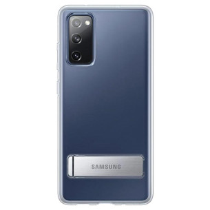 Оригинален гръб Samsung Clear Standing Cover за Galaxy S20 FE - Прозрачен, EF-JG780CTE