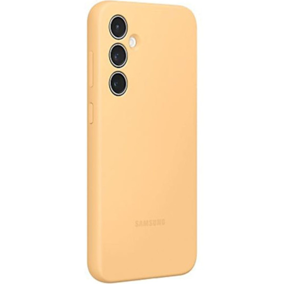 Оригинален гръб Samsung Silicone Cover за Galaxy S23 FE - Apricot, EF-PS711TOE