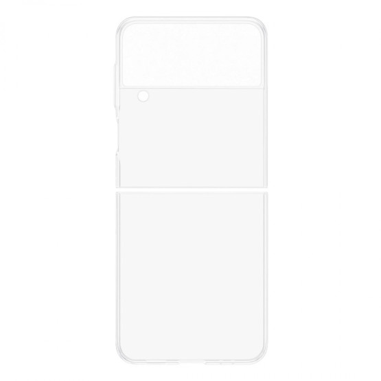 Оригинален гръб Samsung Slim Cover за Galaxy Z Flip 4 - Прозрачен, EF-QF721CTE