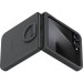 Оригинален гръб Samsung за Galaxy Z Flip 7FE, Z FLip 6, Silicone Cover with Ring, Черен, EF-PF741TBE