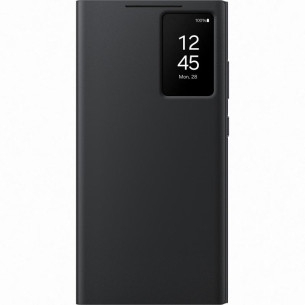 Оригинален калъф Samsung S-View Case за Galaxy S24 Ultra - Черен, EF-ZS928CBE