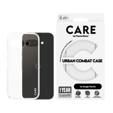 Гръб CARE by PanzerGlass за Google Pixel 9a, Flagship Case, Urban Combat, Прозрачен