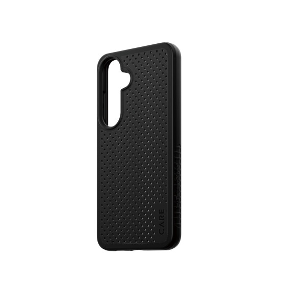 Гръб Care by PanzerGlass за Samsung Galaxy S25, Feature Case, Heat Beat, QI Compatible, Черен