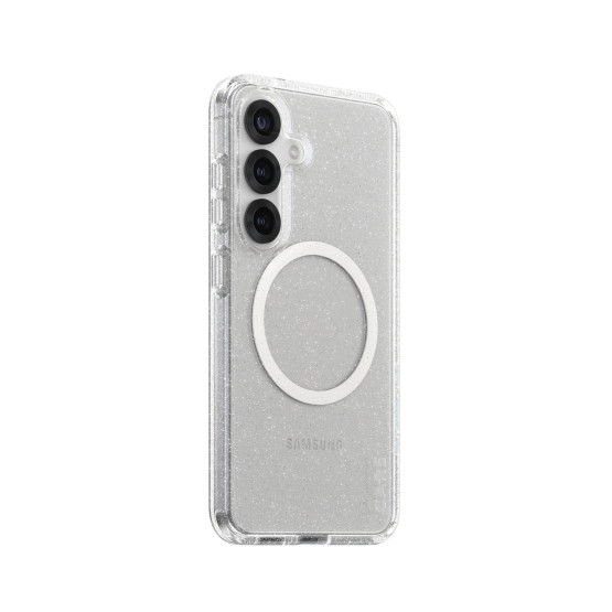 Гръб Care by PanzerGlass за Samsung Galaxy S25, Flagship Case, Urban Combat, Star Lit, QI Compatible, Блестящ
