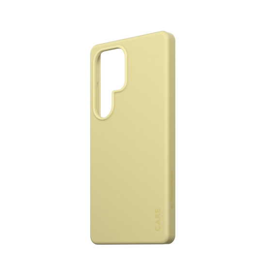 Гръб Care by PanzerGlass за Samsung Galaxy S25 Ultra, Fashionable Case, Chardonnay, QI Compatible, Жълт