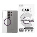 Гръб Care by PanzerGlass за Samsung Galaxy S25 Ultra, Flagship Case, Прозрачен, Urban Combat, QI Compatible, Plum Purple