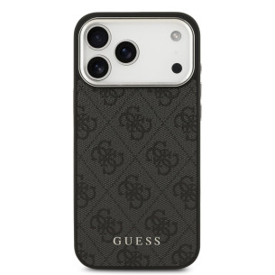 Гръб Guess 4G MagSafe Case за iPhone 17 Pro Max - Черен