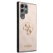 Гръб Guess PU 4G Metal Logo Case за Samsung Galaxy S23 Ultra - Розов