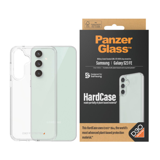 Гръб Hardcase D3O PanzerGlass за Samsung Galaxy S23 FE - Прозрачен