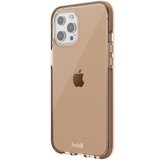 Гръб Holdit Seethru Case за iPhone 13 Pro Max - Кафяв