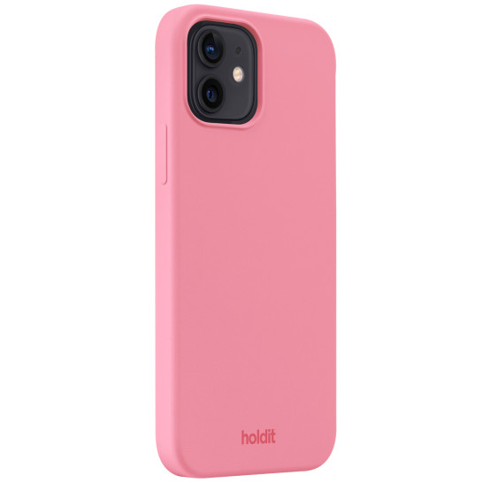 Гръб Holdit Silicone Case за iPhone 12/12 Pro - Rouge Pink