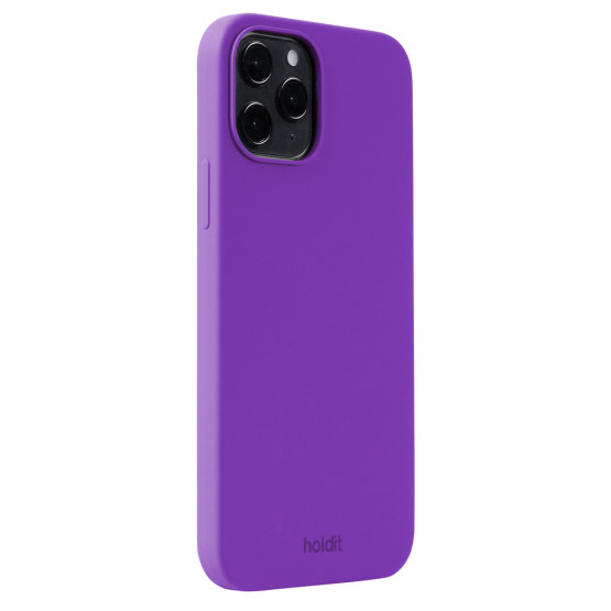 Гръб Holdit Silicone Case за iPhone 12 Pro Max - Тъмно Лилав